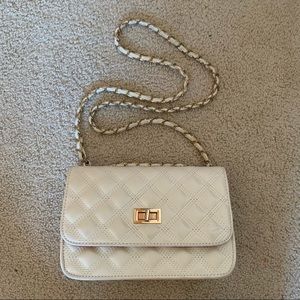 Cream Crossbody Purse